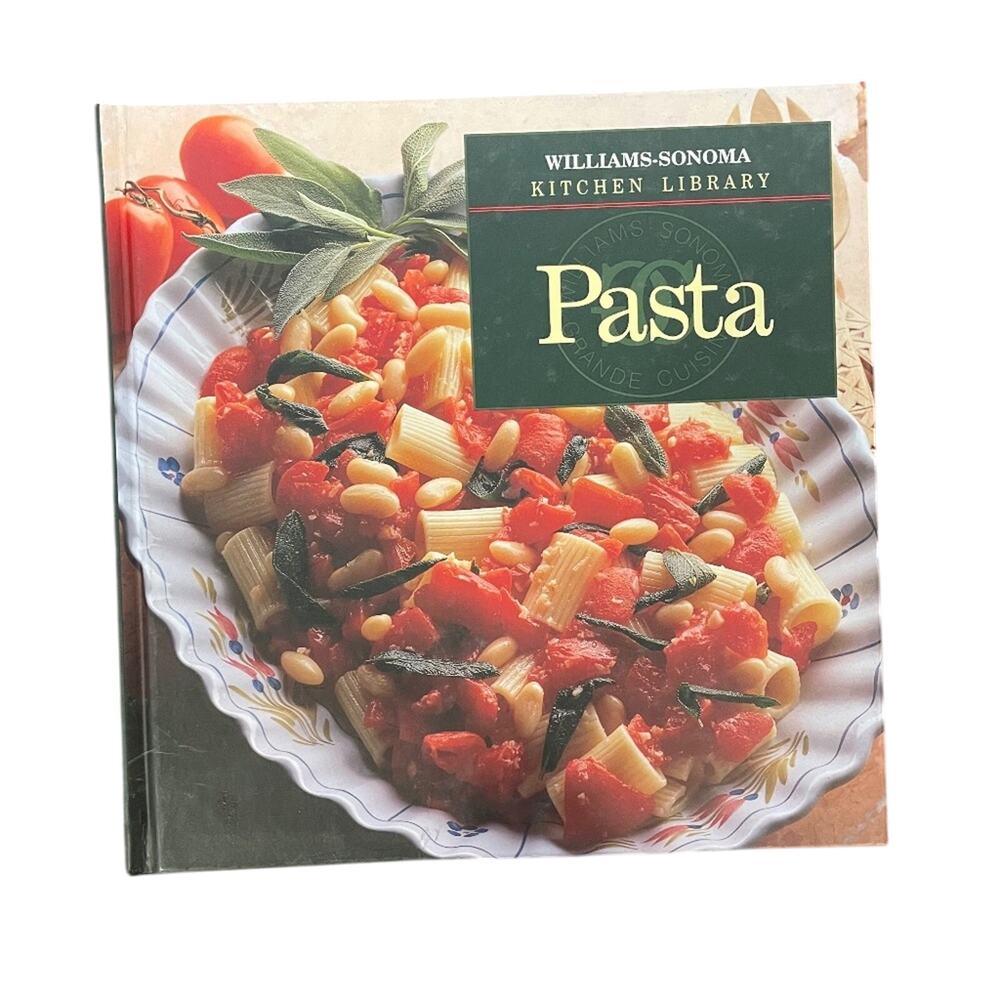 Williams-Sonoma Kitchen Library Pasta Cookbook Hardcover Italian Recipes Book